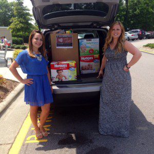 Chelsea LePage and Cara Dempsy (event organizer)